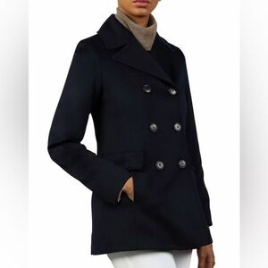FLEURETTE Reese Double Breasted Wool Coat‎